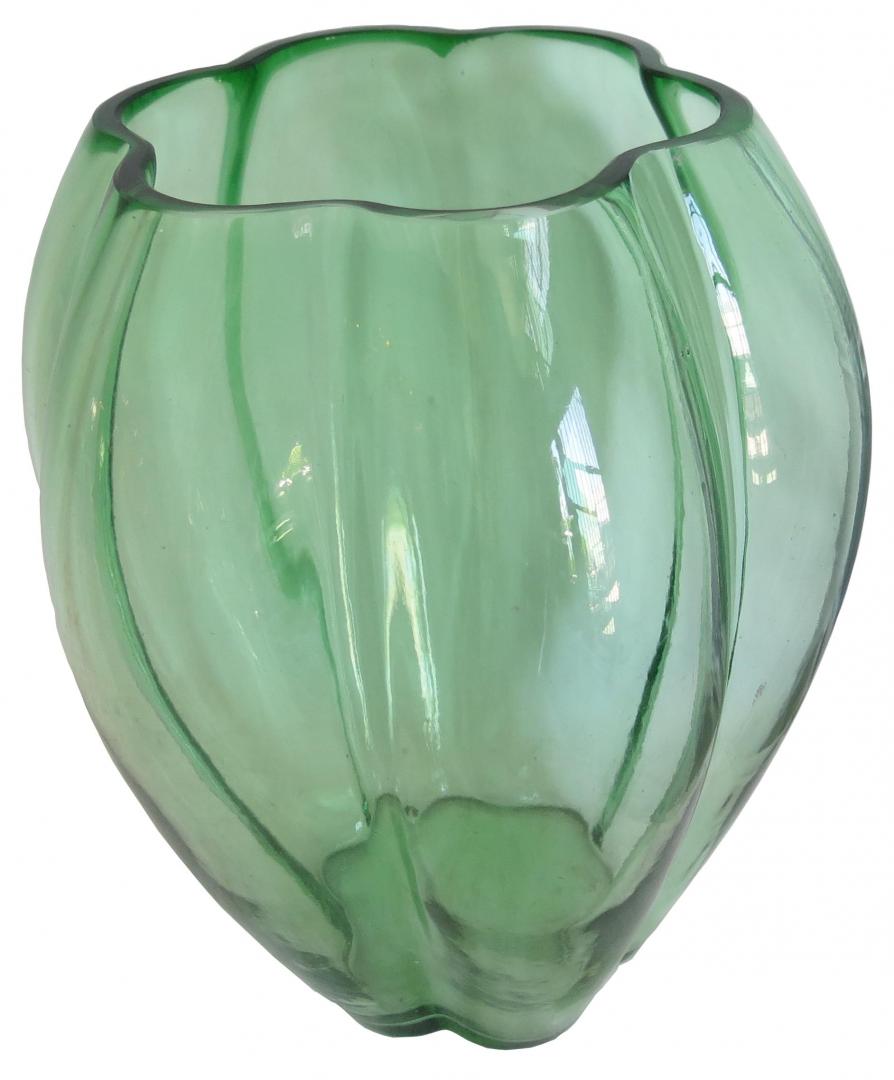 American Art Deco Vase By George Sakier For Fostoria Modernism 0689