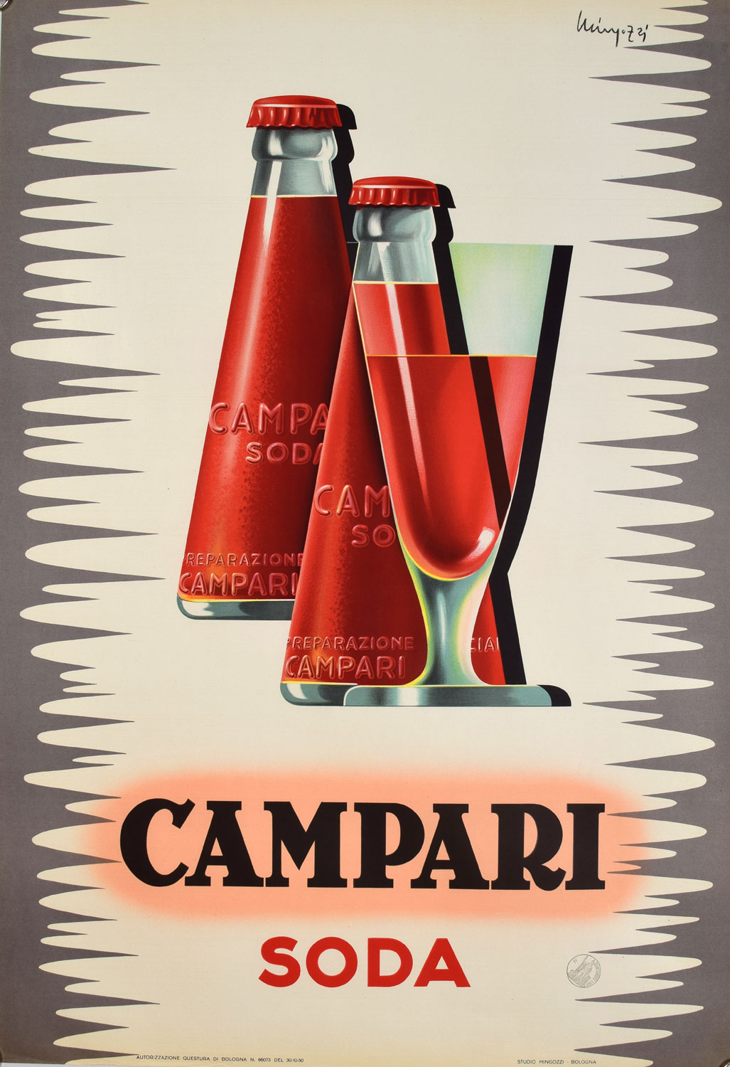 Campari Soda by Mingozzi, 1950 Modernism
