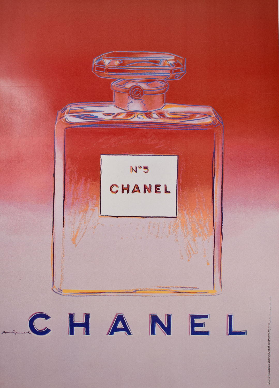 Chanel #5 Pink Designed by Andy Warhol
