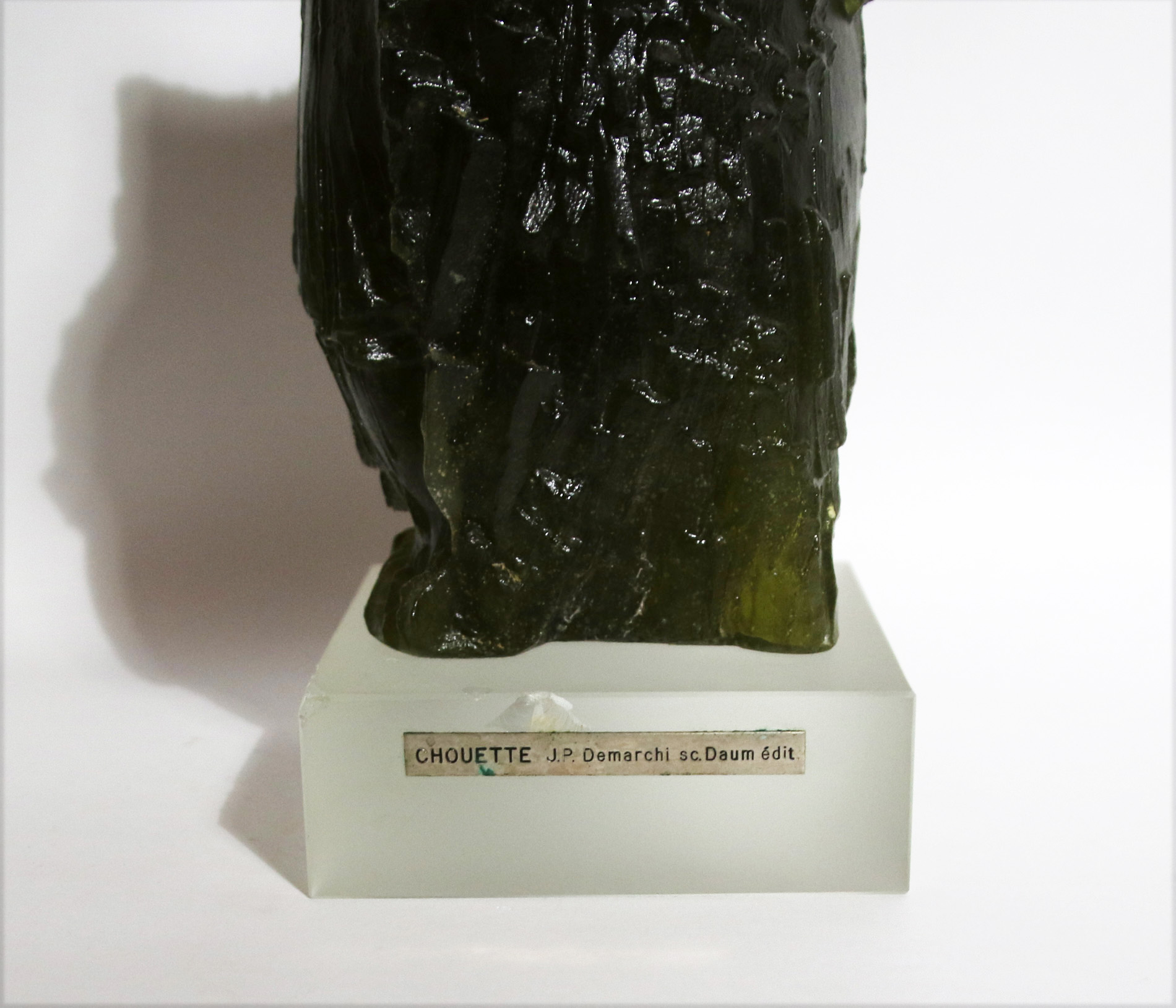 Sculpture Chouette En Cristal Daum France - Mauricio Legendre - Numéroté 22/150