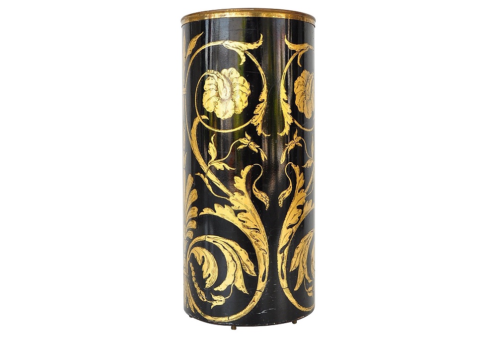 Italian 1955 Piero Fornasetti Ceramic Umbrella Stand Modernism