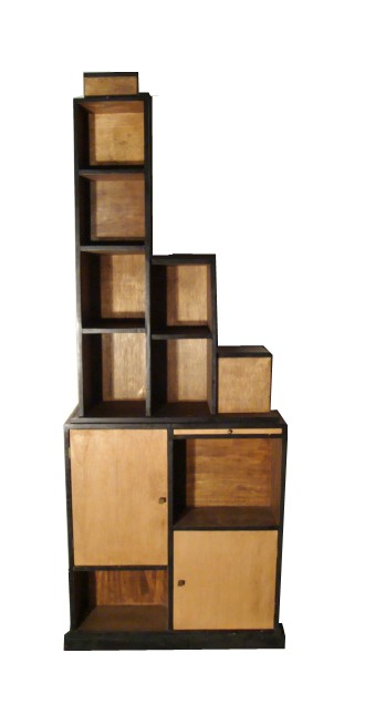 Paul Frankl Skyscraper Bookcase Cabinet Replica Modernism