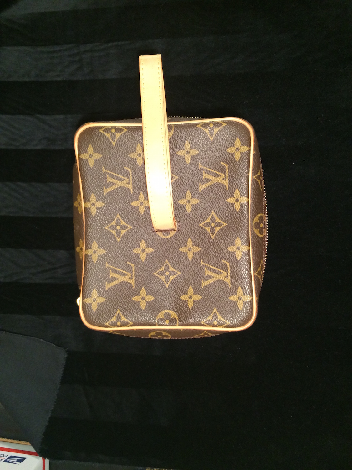 Vintage Louis Vuitton Monogram Square Cosmetics Bag