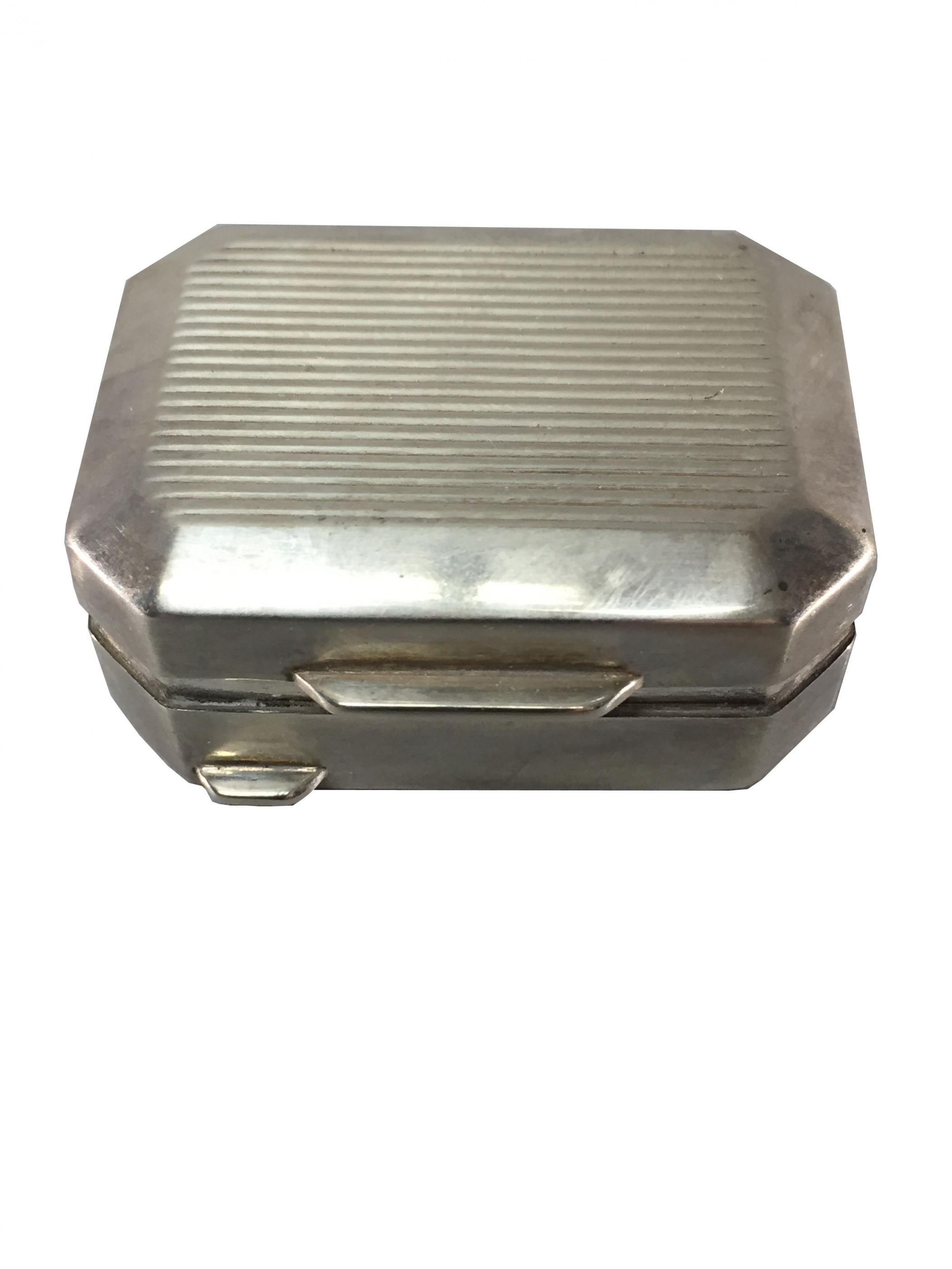 tiffany silver pill box