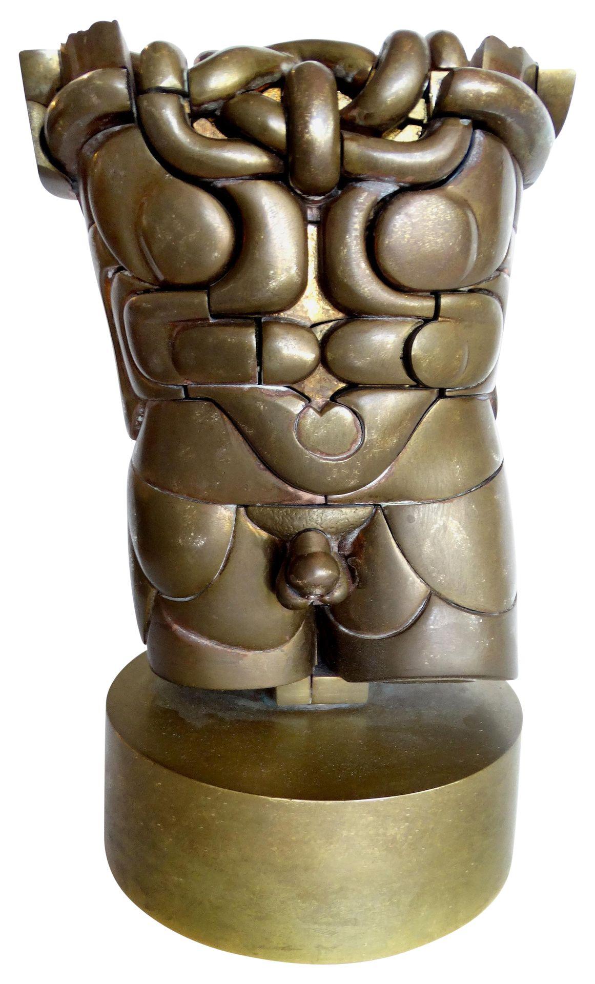 Goliath Bronze Puzzle Sculpture By Miguel Ortiz Berrocal | Modernism