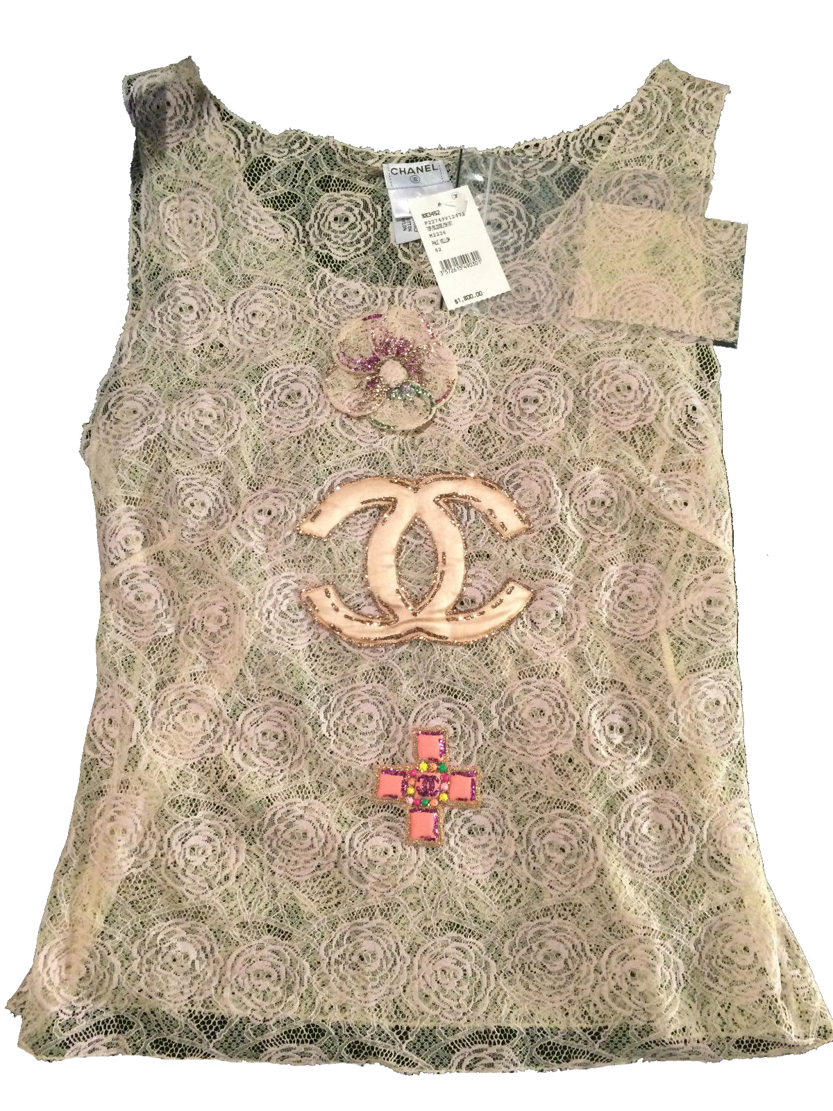 Chanel AD, NEW @ ViVi 5/3 Chanel is a semi-sheer blouse fea…