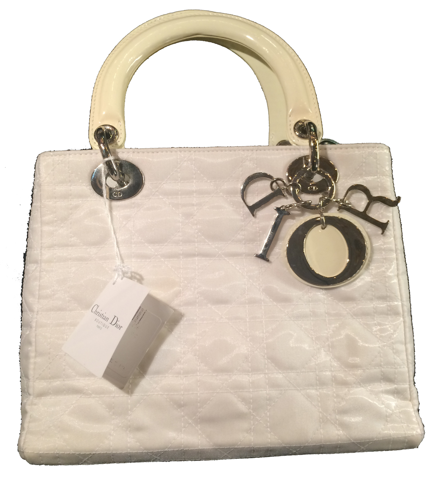 Vintage Authentic Christian Dior Lady Dior Handbag