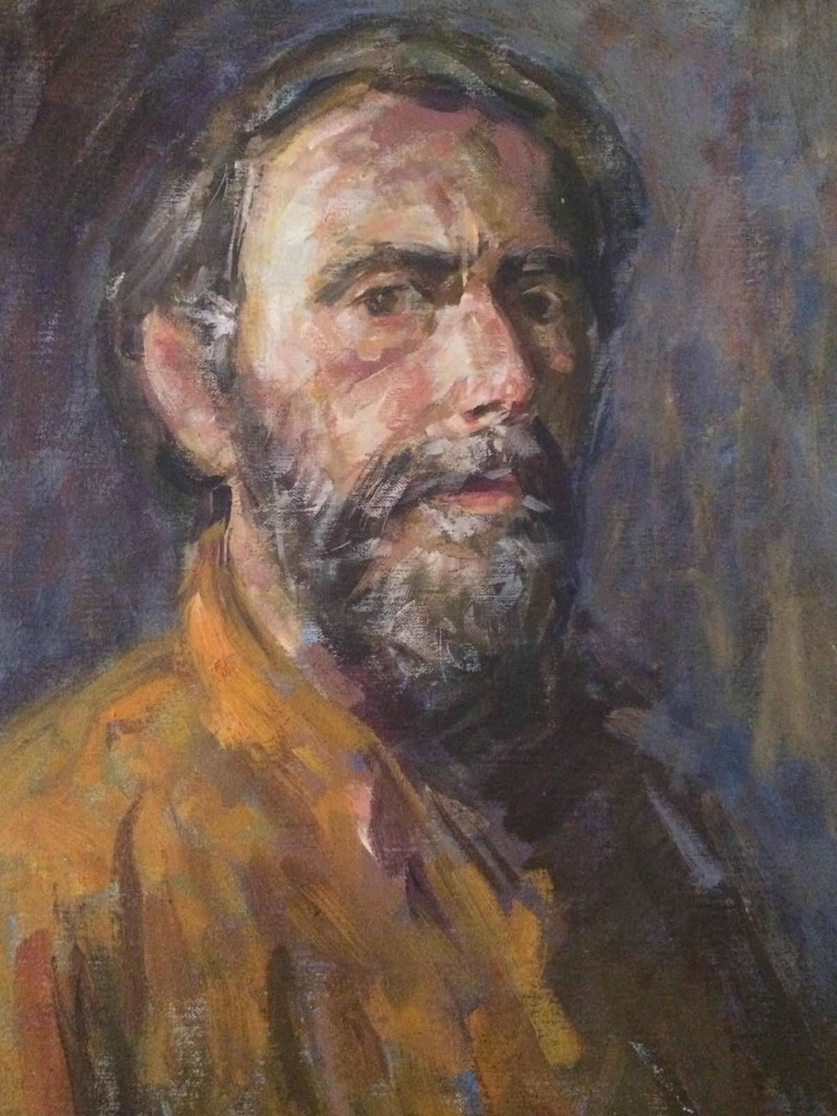 Thomas J Strickland Self Portrait Oil Impressionist Painting | Modernism