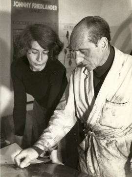Johnny Friedlaender and Brigitte Coudrain