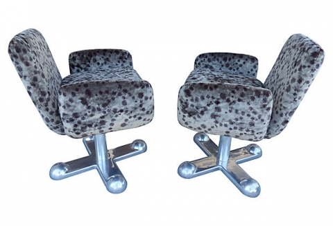 Planula Di Agliana Italian Mid Century Modern Swivel Chairs MID-CENTURY MODERN-Modernism