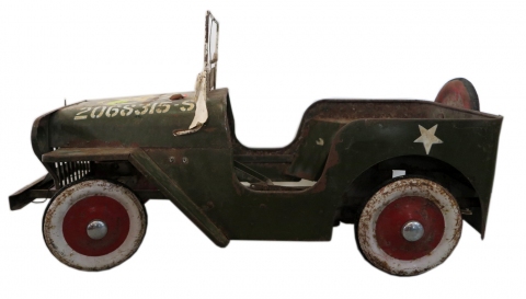 triang willys jeep pedal car