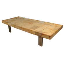 Mid Century Modern Cuvette Table by Roger Capron Signed MID-CENTURY MODERN-Modernism