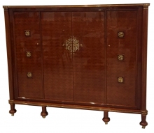 French Art Deco Jules Leleu Signed Cabinet ART DECO-Modernism