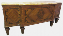 French Art Deco Buffet In The Manner Of Jules Leleu ART DECO-Modernism