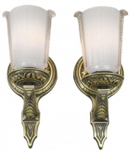 Lovely pair of Circa 1920 wall sconces ART NOUVEAU-Modernism