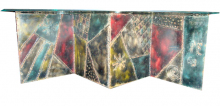 A Paul Evans Mid Century Modern Polychrome Coffee Table MID-CENTURY MODERN-Modernism