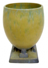 Art Deco Roseville Futura The Ostrich Egg Frank Ferrell Vase ART DECO-Modernism