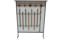 Fifties Wall Coat Rack in Colors Italian Design MID-CENTURY MODERN-Modernism