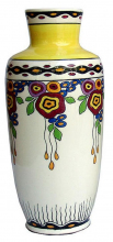 Art Deco Ceramic Vase by Charles Catteau for Boch Freres ART DECO-Modernism