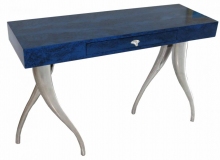 1970's Mid Century Modern Console or Desk with Sinuous Legs MID-CENTURY MODERN-Modernism