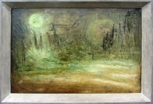 Rare Douglas Lockwood Oil on Board Painting CONTEMPORARY-Modernism