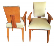 Pair of French Art Deco Arm Chairs by Andre Sornay ART DECO-Modernism