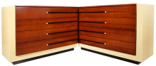 Pair of Gilbert Rohde American Art Deco Four Drawer Chests ART DECO-Modernism