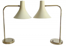 Pair of Greta Von Nessen Mid-Century Modern Lamps MID-CENTURY MODERN-Modernism