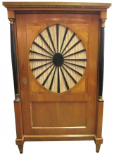 Biedermeyer Style German Art Nouveau Tall Chest ART NOUVEAU-Modernism