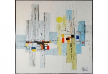 Mid Century Modern Oil Painting by Lee Reynolds MID-CENTURY MODERN-Modernism