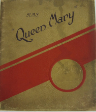 Queen Mary Brochure 1934 Cunard White Star Lines ART DECO-Modernism