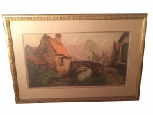 Limited Edition Alfred Van Neste Etching MID-CENTURY MODERN-Modernism