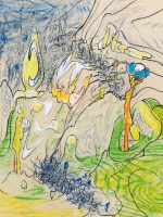 Roberto Sebastian Matta UNTITLED Lithograph MID-CENTURY MODERN-Modernism